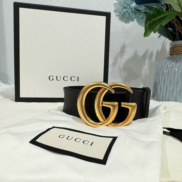 Gucci GG Marmont Wide Belt Size 80•32 - Picture 1 of 12